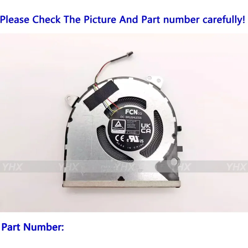 Новый охлаждающий вентилятор постоянного тока для ASUS ZenBook 14X UX5401 UM5401 UM5401QA Новый охлаждающий вентилятор постоянного тока для ASUS ZenBook 14X UX5401 UM5401 UM5401QA
