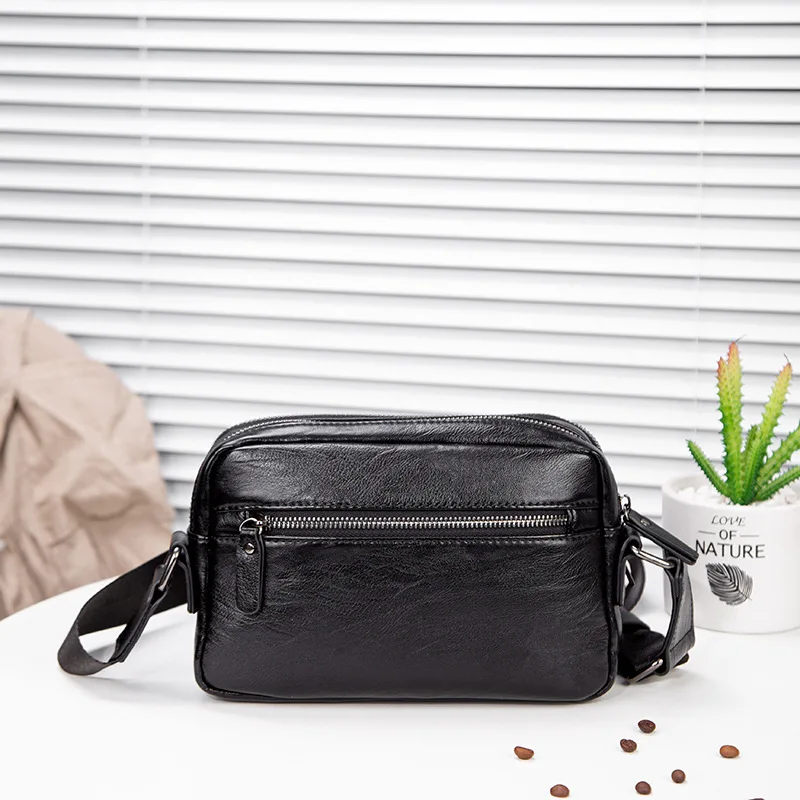 New Model Business Men's Crossbody Bag - High-end, Large-capacity, Single-shoulder Bag, Portable, Horizontal Style Backpack