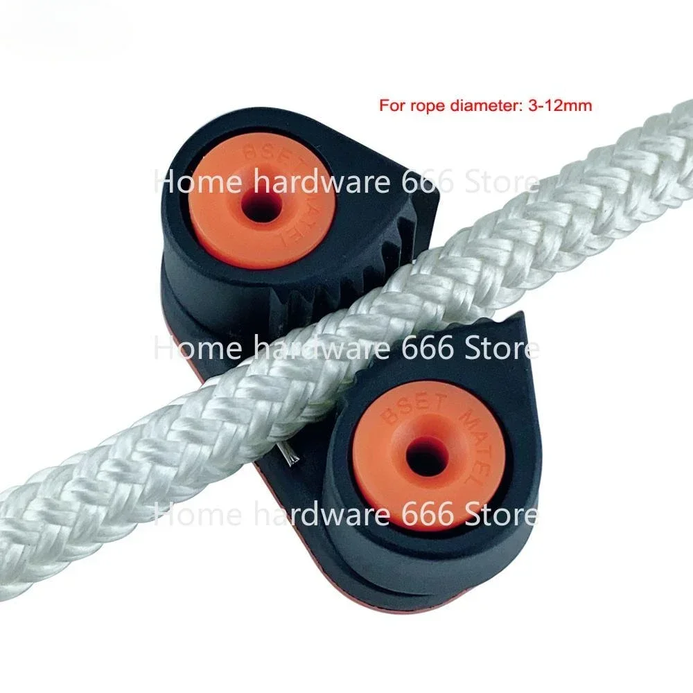 Taquet de came d'entrée rapide pour bateau en Nylon, avec anneaux principaux, roulements à billes, pince à corde, équipement de Pilates, Kayak, canoë, catamaran gonflable