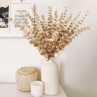 20PCS Artificial Eucalyptus Leaves Greenery Stems With Frost for Vase Home Party Wedding Decoration Outdoor Garden Christmas