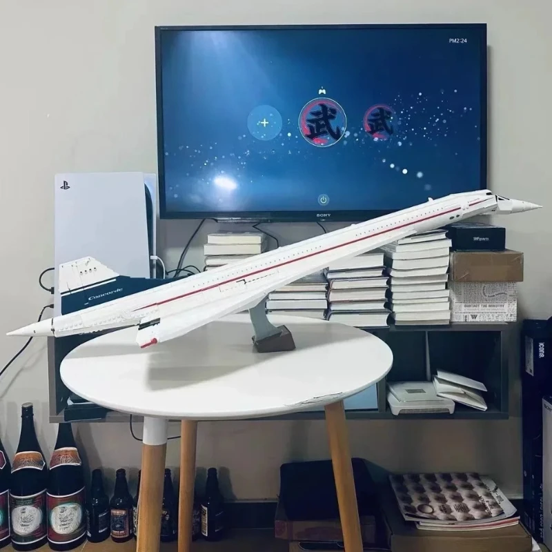 2083 قطعة مجموعة بناء ايرباص كونكورد في العالم أول طائرة أسرع من الصوت مساحة الطيران 10318 كتل مكوك ألعاب الطوب هدايا الاطفال