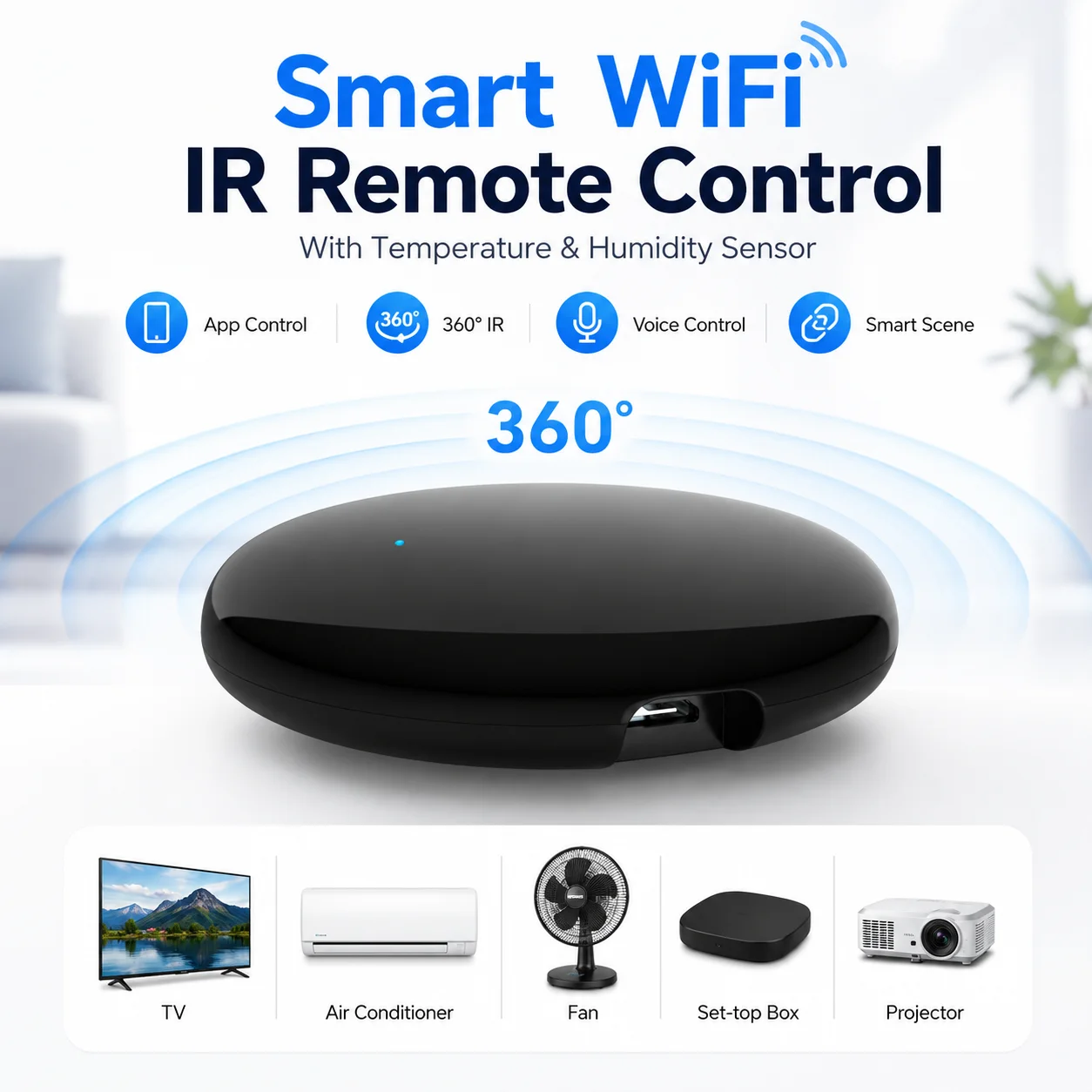 Ir Blaster Universal - Tuya Akıllı WiFi IR Uzaktan Kumanda,
