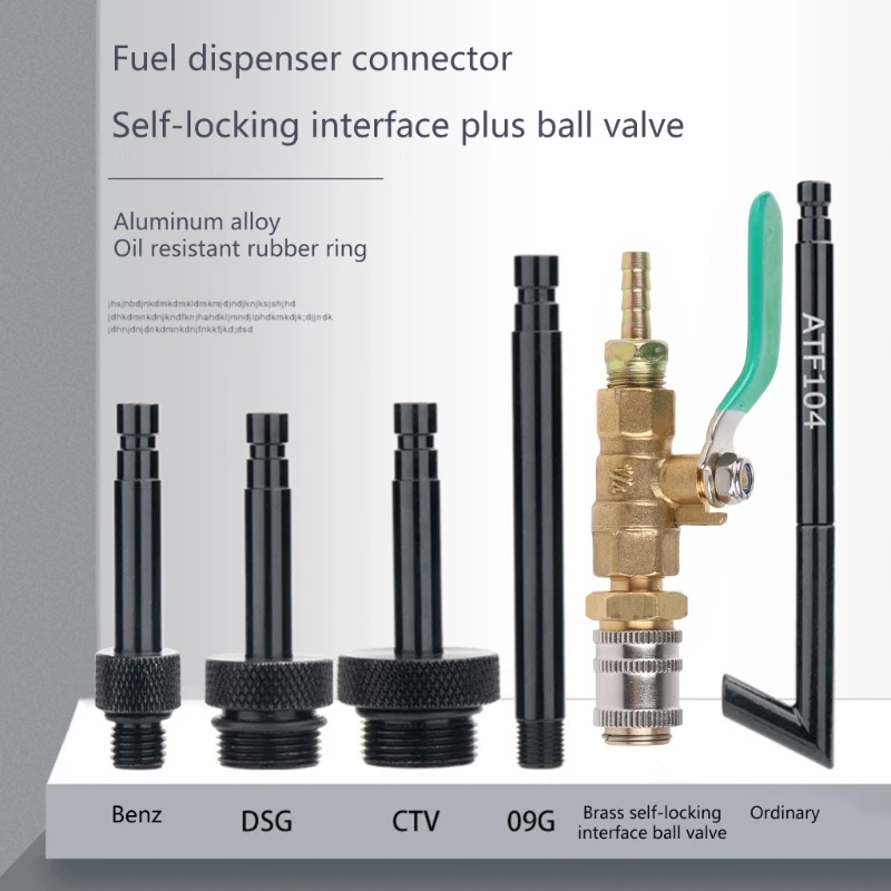 Oil Filler Gearbox Connector VAS6262-1 VAS6262-2 VAG1924/1 for Transmission Fluid Oil Filling Filler Adapter