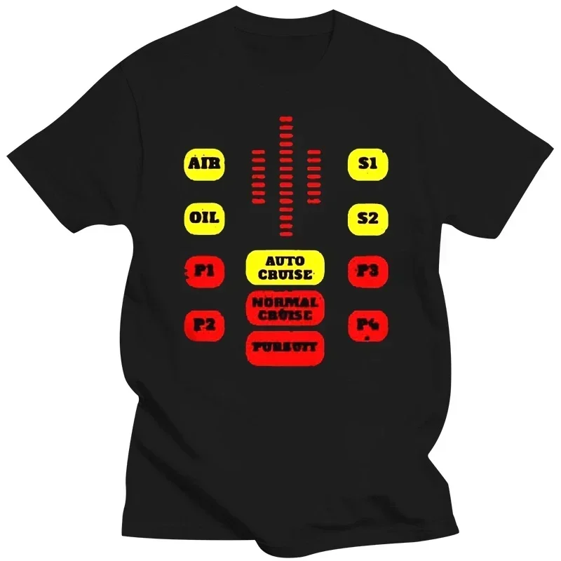 2025 nuevo modelo, camiseta de manga corta de algodón para hombres, gran oferta, camiseta de estilo veraniego, camiseta del coche fantástico Panel Knight Kitt, camiseta Rid