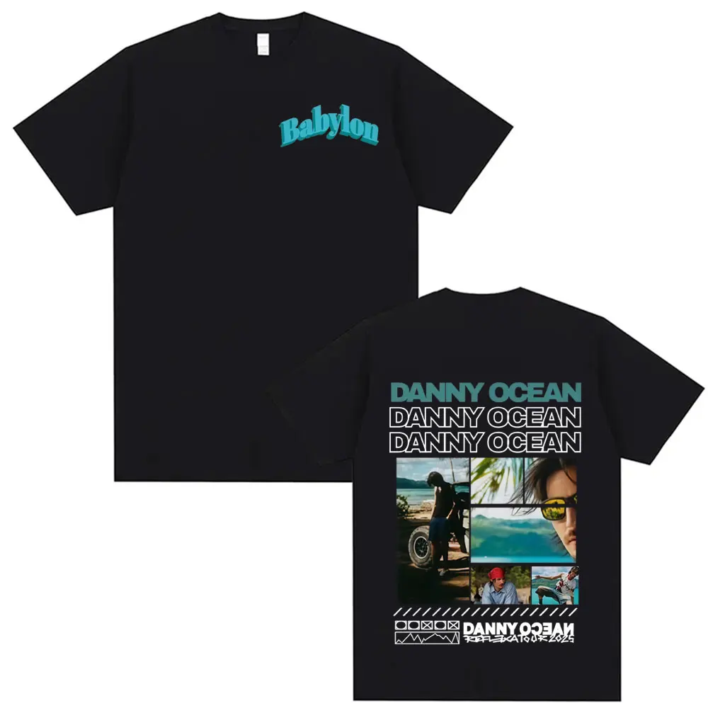 Рэпер Дэнни Океан Рефлекса 2025, футболка с турником, мужская мода, винтажные классические футболки, удобная хлопковая футболка унисекс, уличная одежда