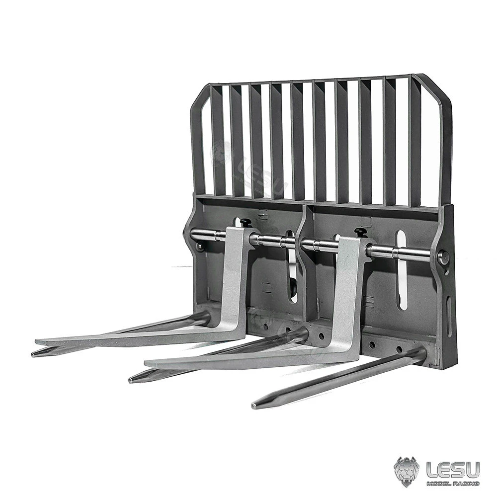 1/14 LESU RC Metallgabel Unlackierte Bausätze für Ferngesteuerte Hydrauliklader AOUE MCL8 WA100 LKW-Modell Verbesserte Teile Spielzeug Geschenke – Detail 5