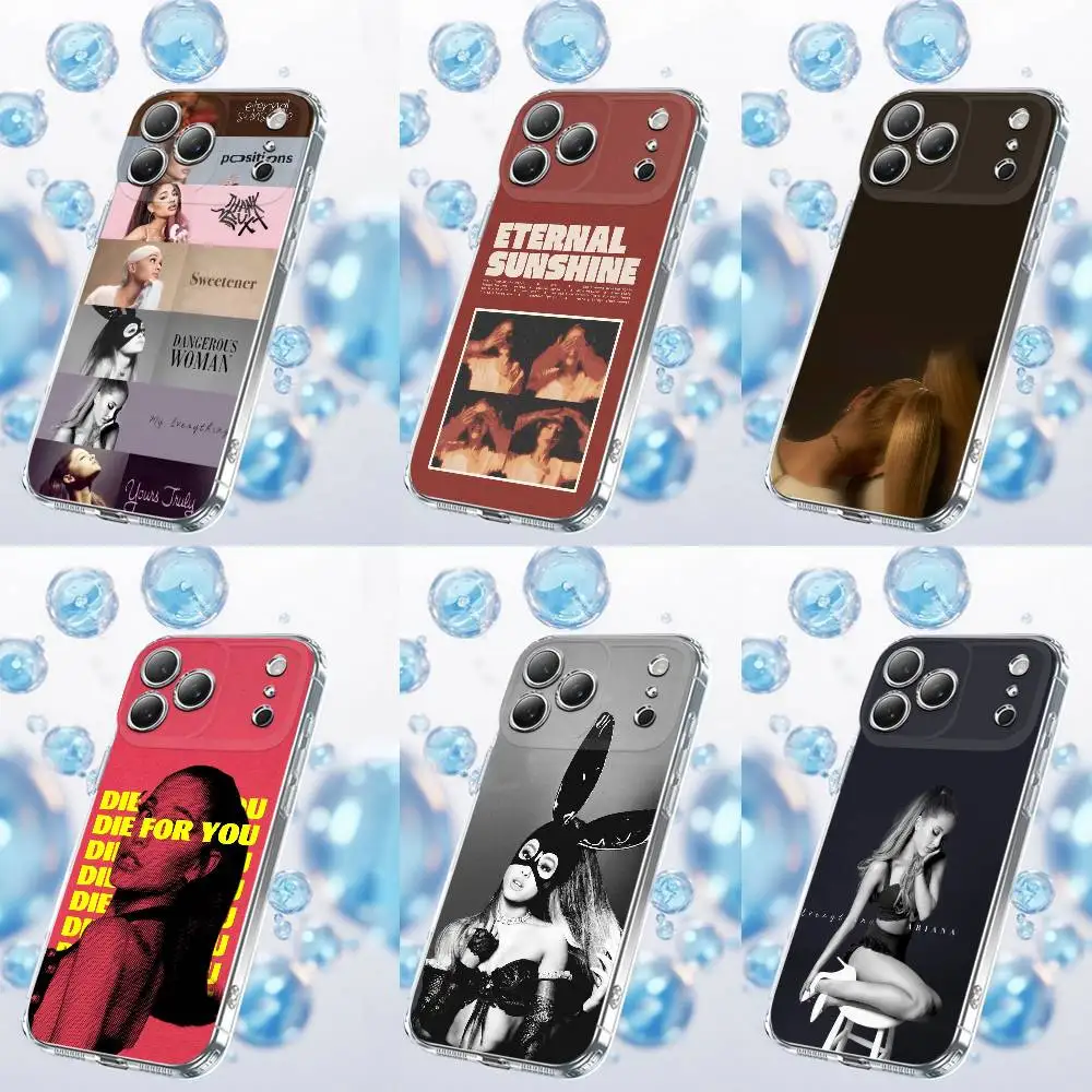 

A-Ariana G-Grande Eternal Sunshine Phone Case For iPhone 17,16,15,14,13,12,11 Plus,Pro,Max,Plus,E,Air,Mini Transparent Cover