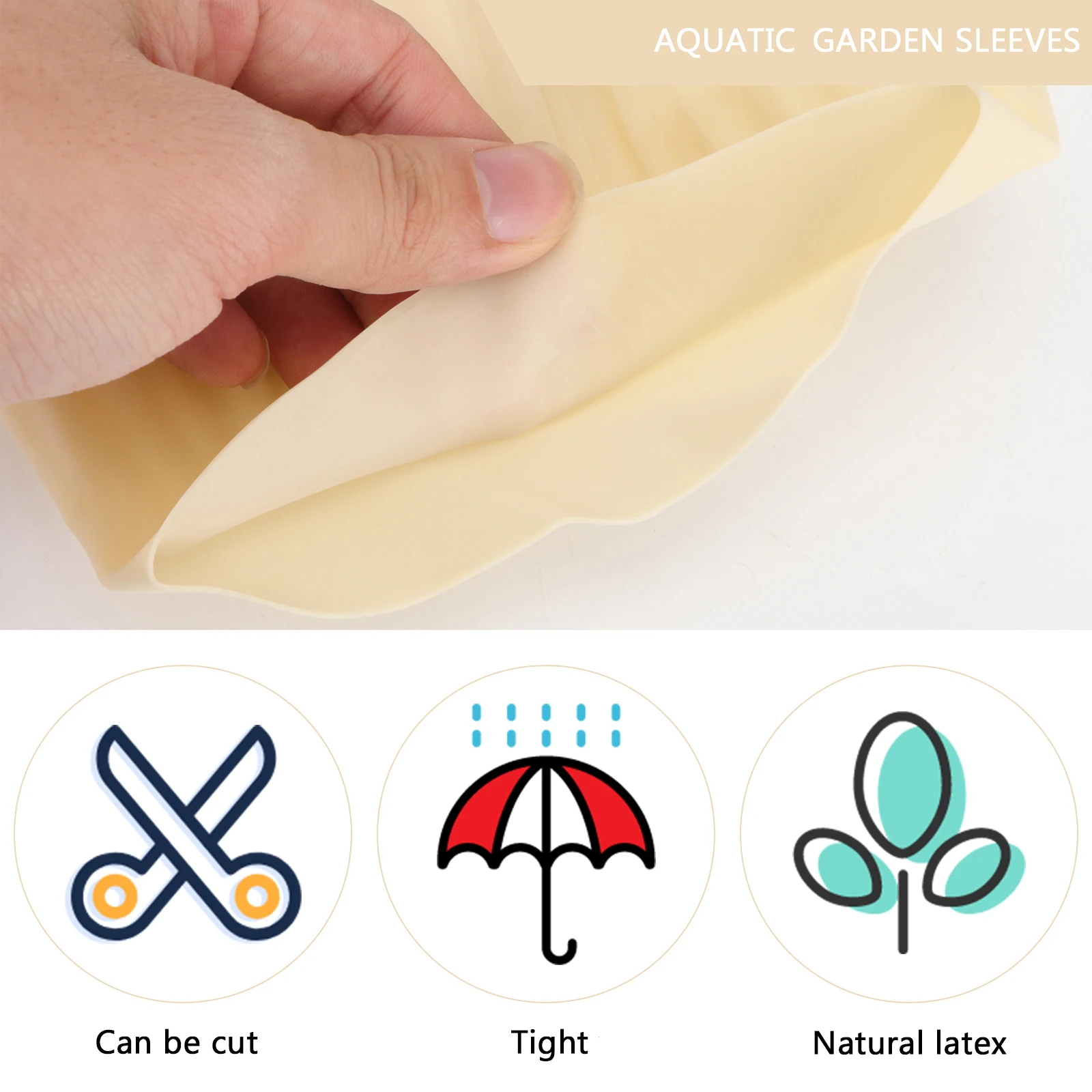 

Waterproof Oversleeve Protector Kitchen Cleaning Oilproof Latex Durable Reusable Waterproof Oversleeve Women Home