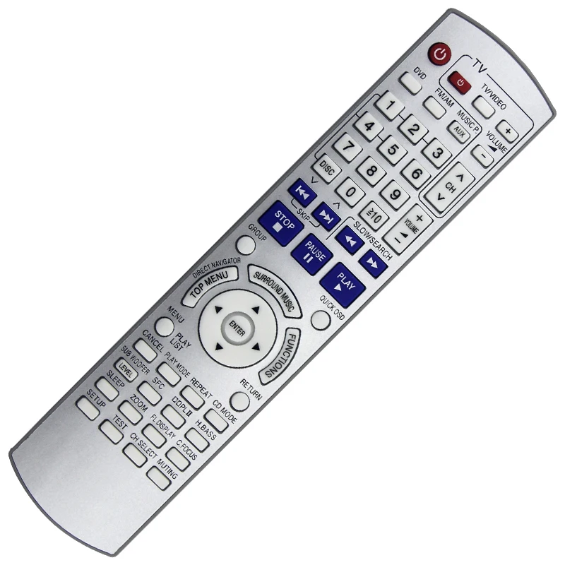 EUR7662Y30 remote control is compatible with Panasonic DVD SC-HT940 HT743 HT744 HT740