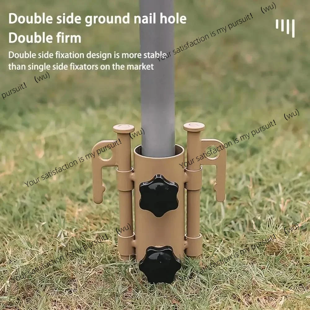 1PC Canopy Tarp Camp Pole Fixer Camping Supplies Tent Accessories Equipment Support Rod Fixing Tube Outdoor Suit Tent Parts