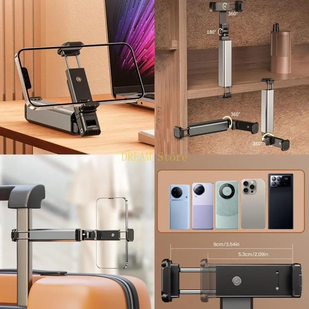 

Крепление для телефона в самолете Travel Essential с гибким вращением Крепление для телефона в самолете для полета, стола,