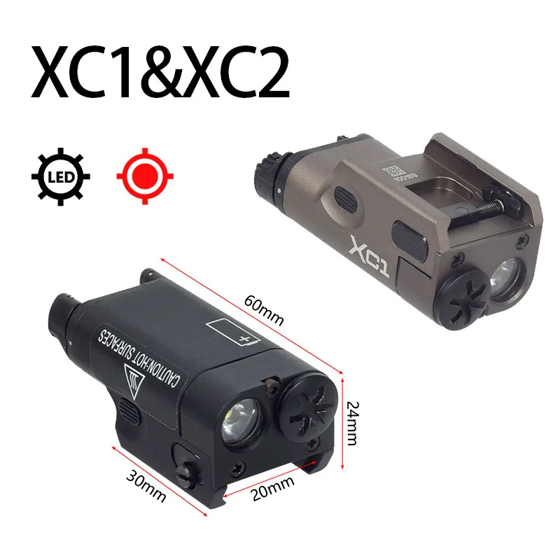 

Tactical Lambul XC1 XC2 Weapon LED Light Upgrade Metal Hunting Pistol Scout Flashlight Glock 17 18C 19 Gun Accessories