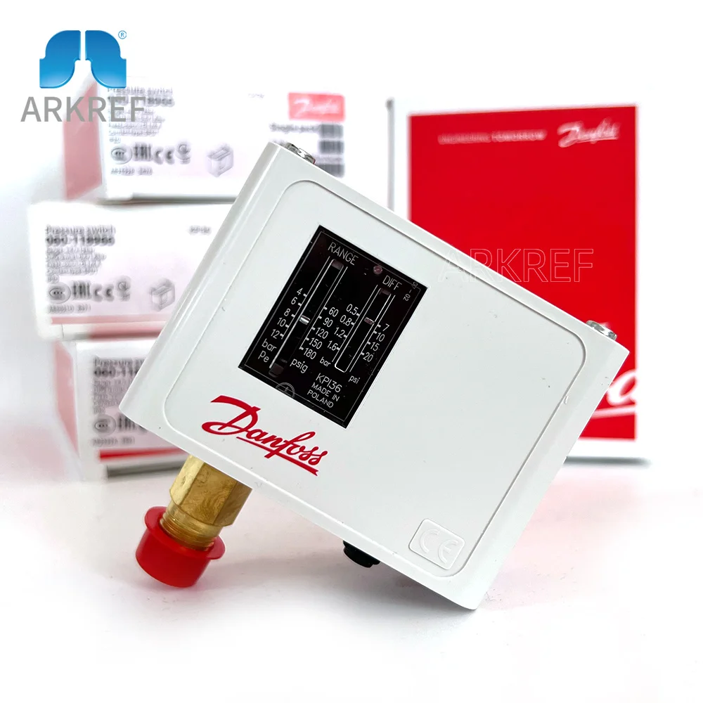 Оригинальный и оригинальный переключатель давления запасной части Danfoss KP36 060-1108 Оригинальный и оригинальный переключатель давления запасной части Danfoss KP36 060-1108