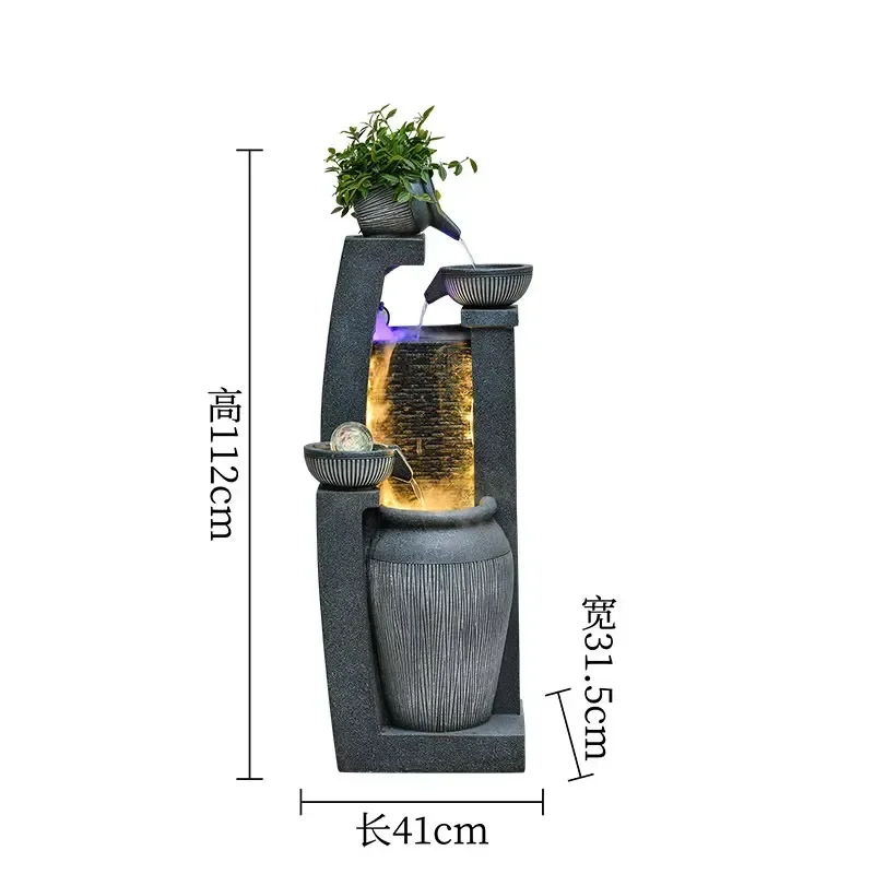 Factory Direct Sale Modern Outdoor Floor Water Fountain for Courtyard Garden Hotel Decoration