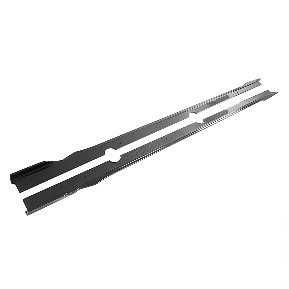 Carbon Fiber Side Skirts Extension For Kia Stinger 18-23 VS Style