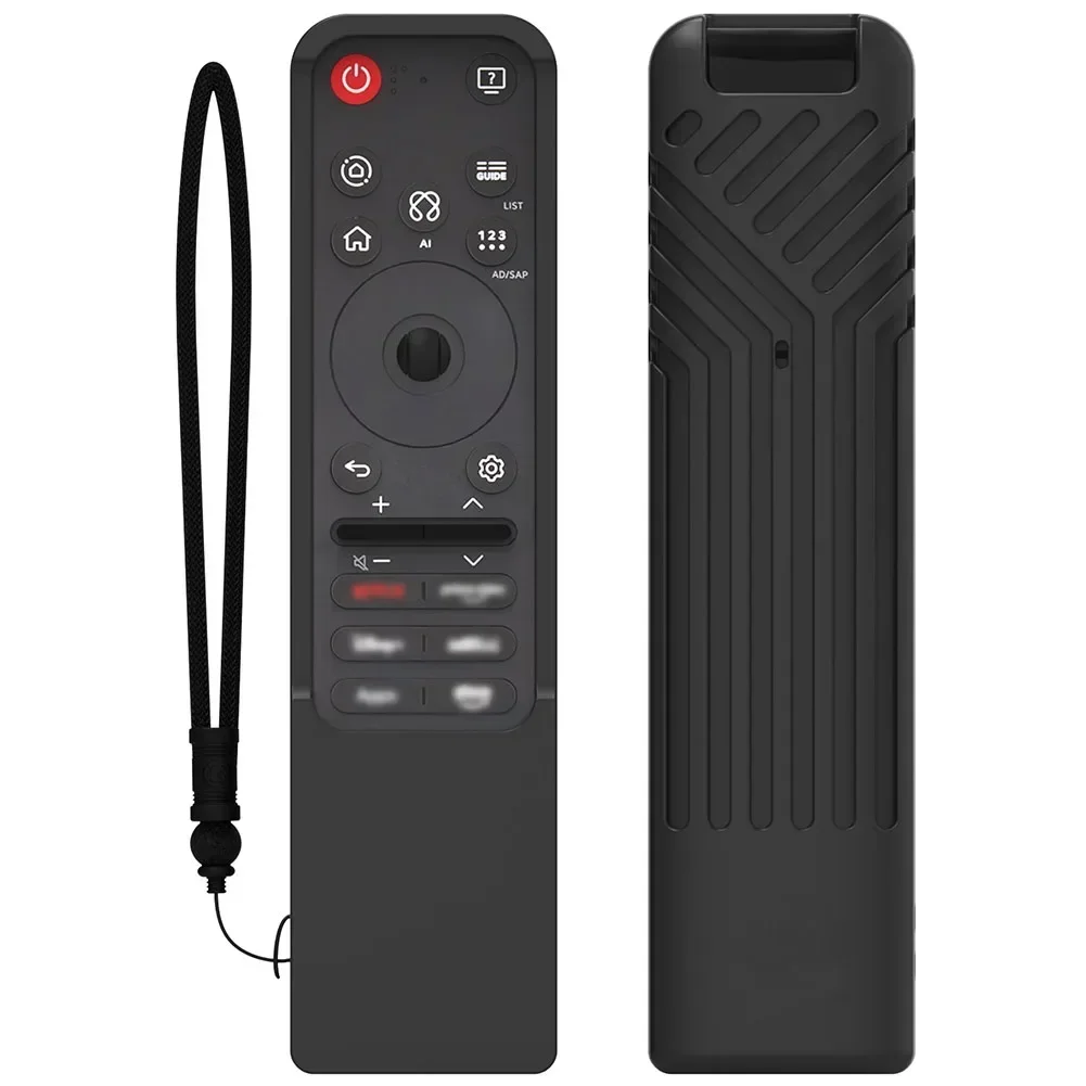 Remote Control Silicone Cover 21x12x3cm Luminous Protective Case With Lanyard For LG MR25GA TV Remote Control Accessories