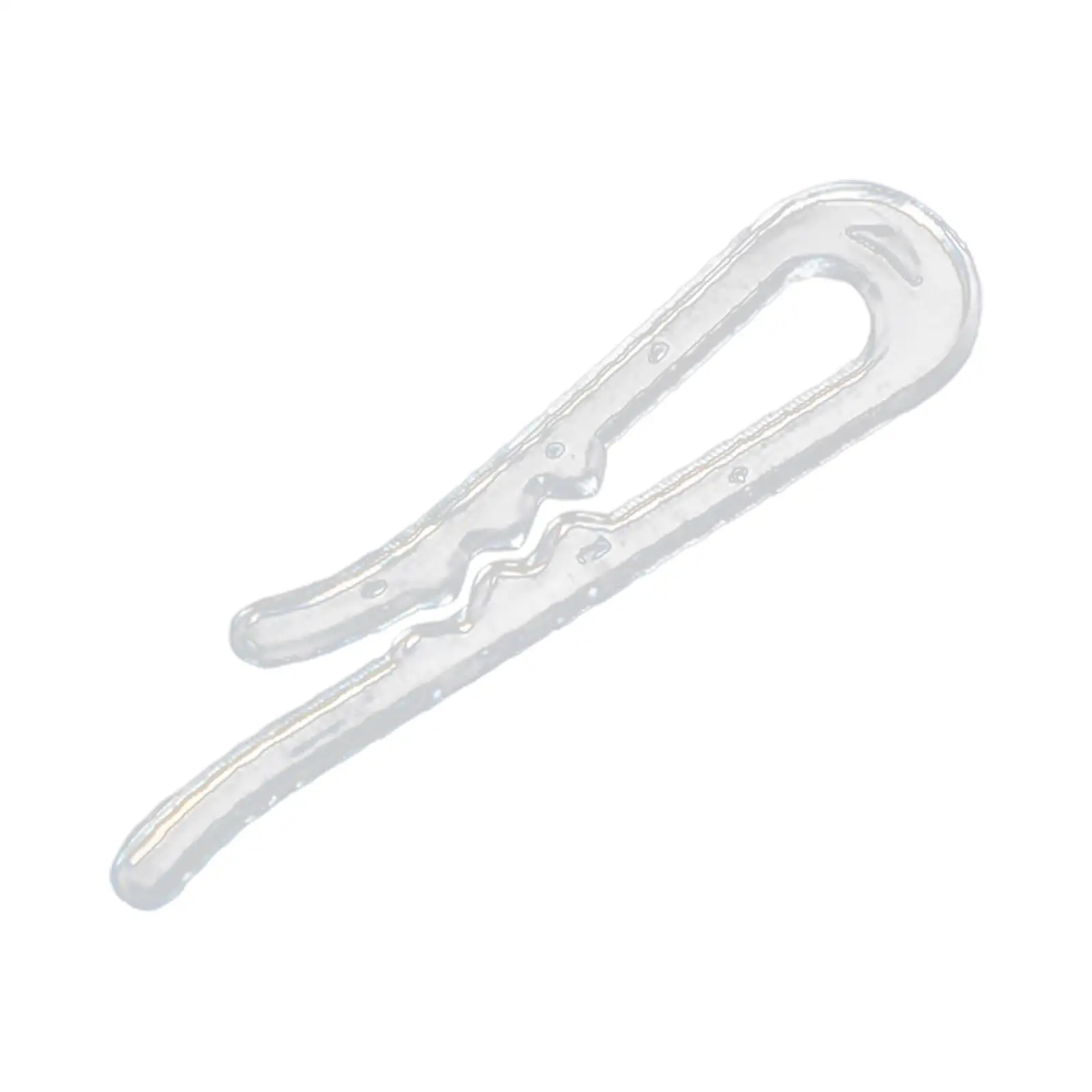 200Pcs Transparent Alligator Clip Fixed Clip Reusable Shirt Clips U Shape