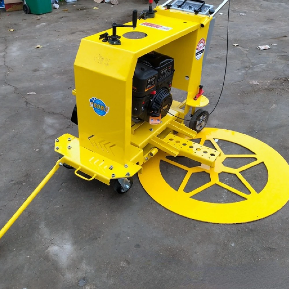 Road Manhole Cover Cutting Machine Hand-push Construction Tools Cement Concrete Asphalt Road Circular Seam Cutting Machine