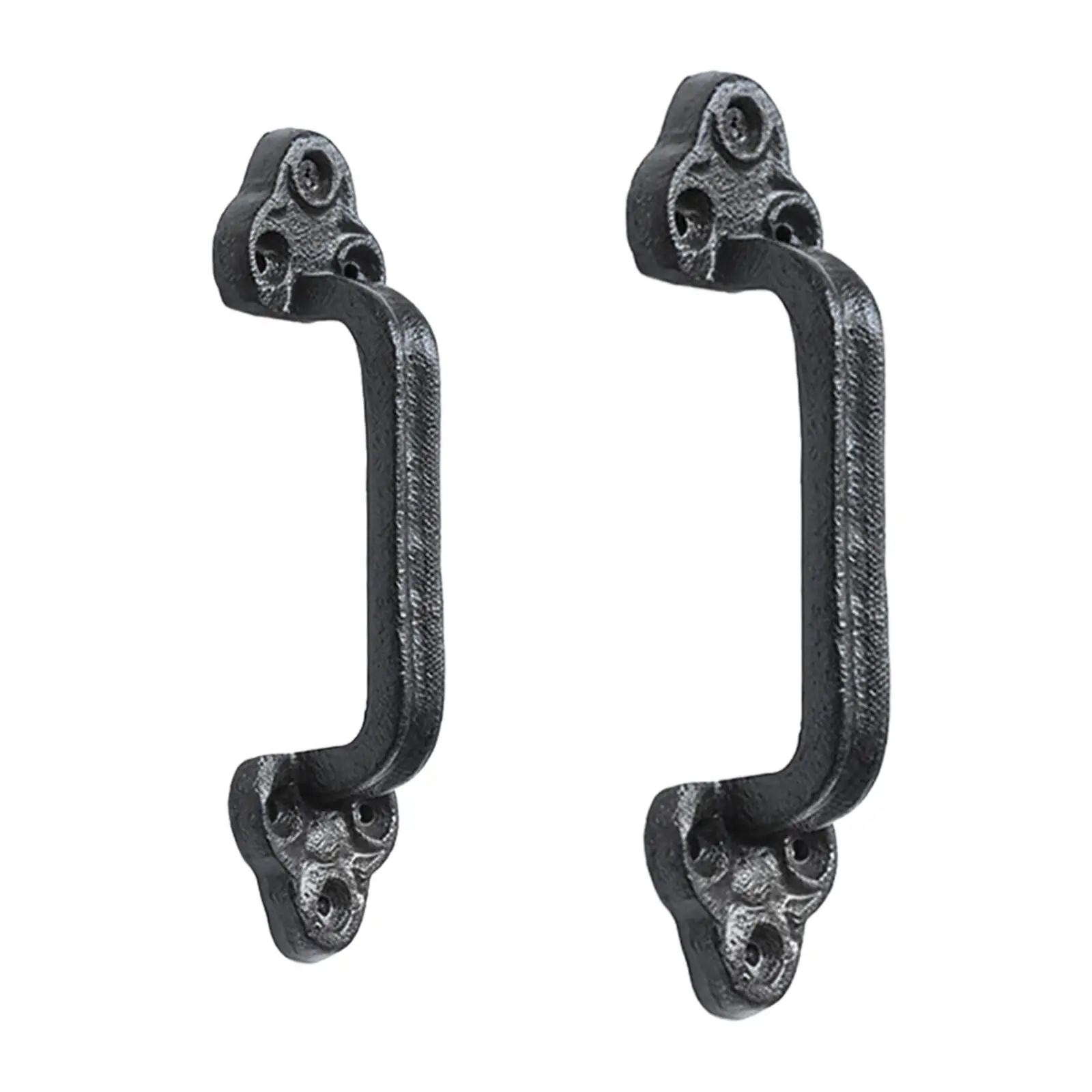 Robust Iron Gate Handle Vintage Sliding Barn Door Pull Hardware for Gate Hinge Wardrobe Cupboard Shed Replacement