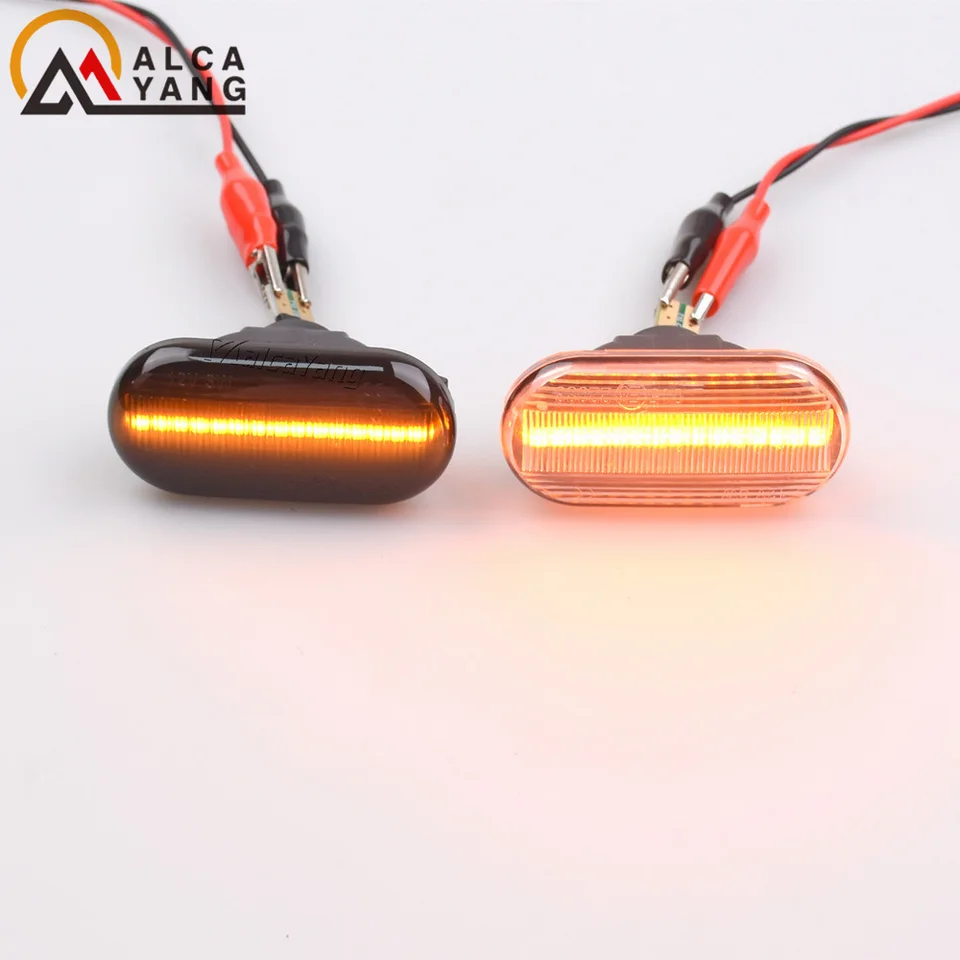 2 Pieces 12V Car Dynamic Side Marker Indicator Light Lamp NIS