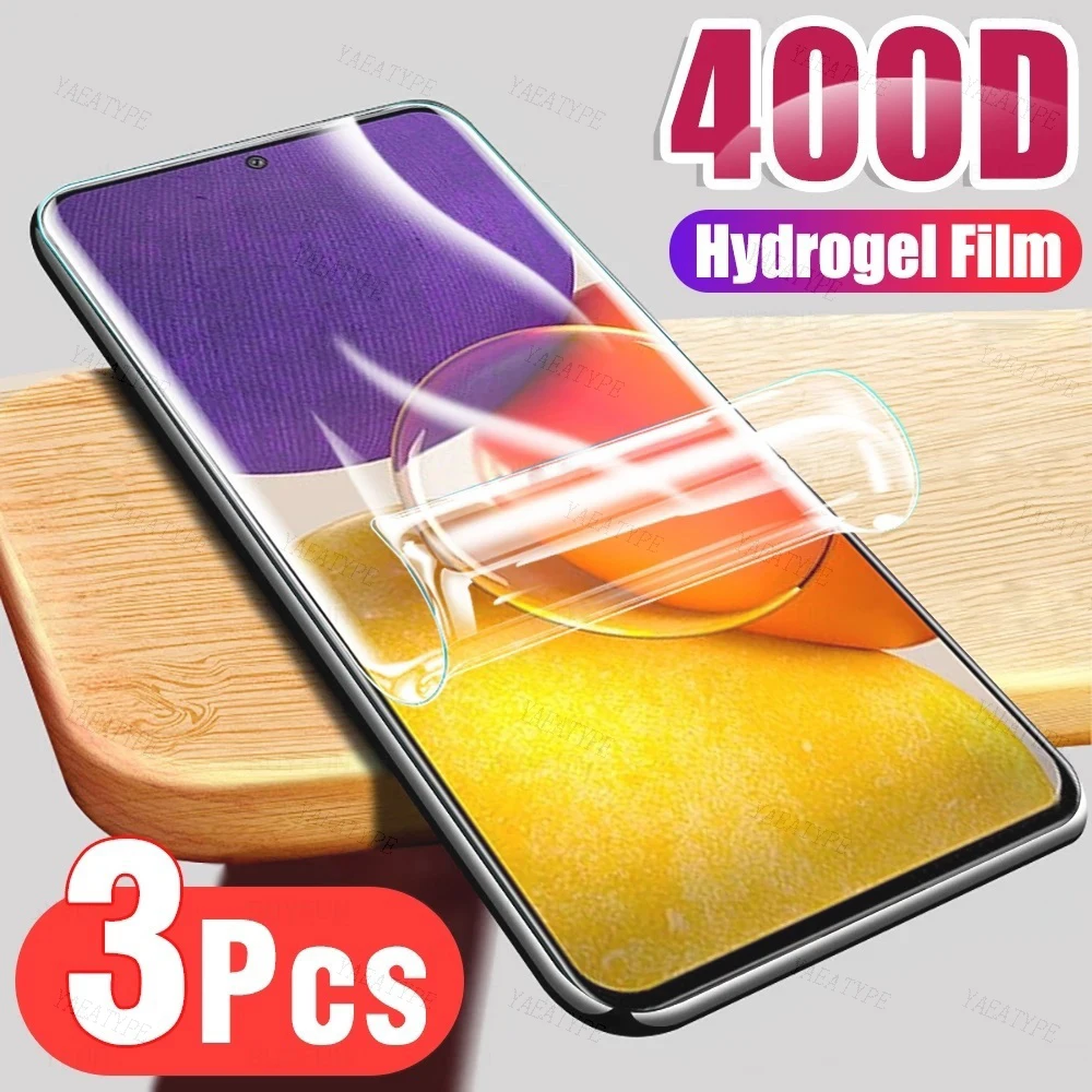 3Pcs Hydrogel Film For Nokia 7.1 7.2 8.1 X7 4.2 2.3 5.4 3.4 5.3 8.3 2.3 1.3 3 3.1 3.2 5 5.1 X5 6 6.1 6.2 Screen Protector