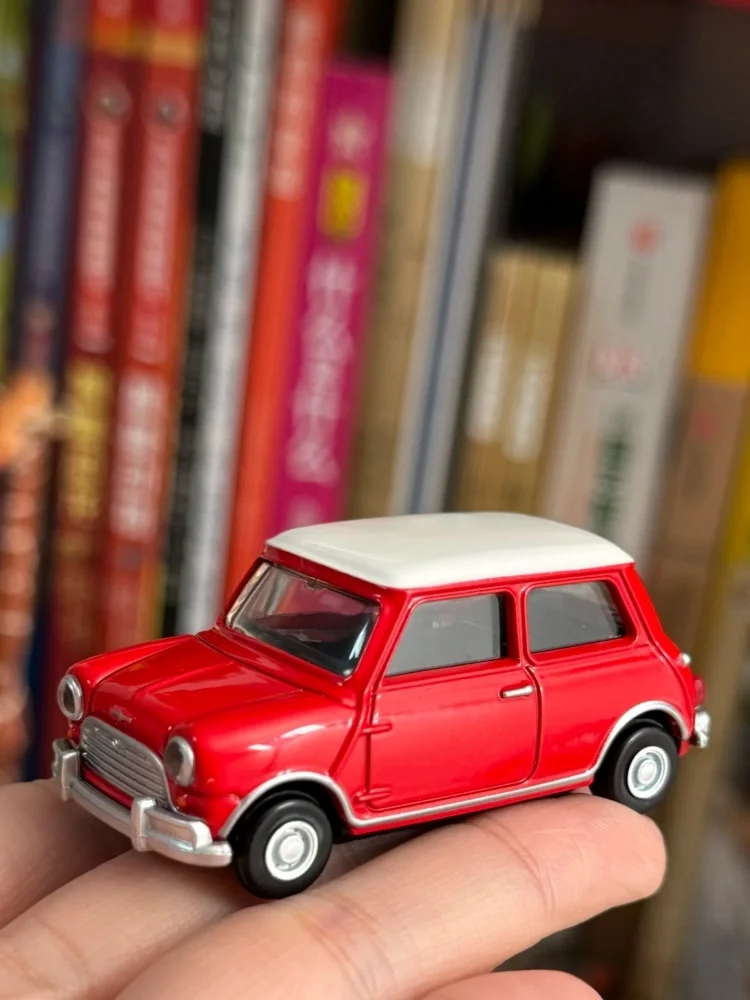 TOMY Premium Black Box 1:12 Schaal BMW Morris MINI Cooper Legering Diecast Model Auto Speelgoed Niet-Afstandsbediening Voertuig Collectible