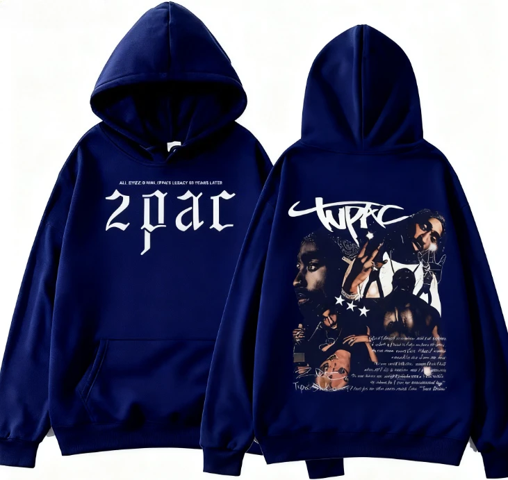 عالية الجودة القطن توباك شاكور 2pac هوديي النساء والرجال النسيج الشارع موضة هوديي جديد عادية التزلج الجري البلوز #5