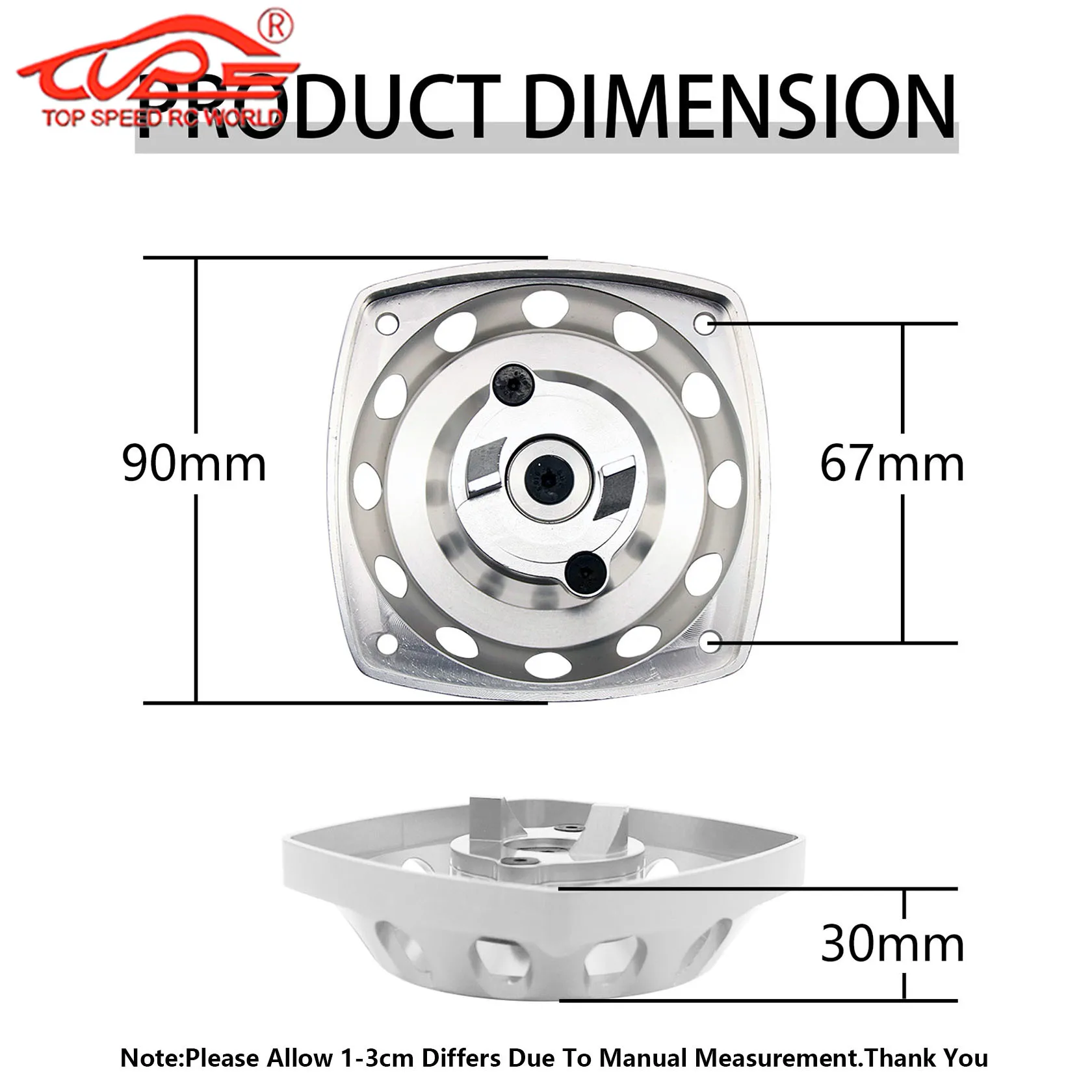 Metall-Elektrostarter oder Schwungrad für Zenoah CY ROVAN FLMLF TSRC 23–45CC Motor für 1/5 RC HPI ROFUN KM Mcd BAJA LT Redcat Teile