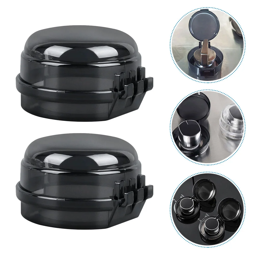 

6 Pcs Child Safety Knob Cover Proof Stove Covers Gas Knobs for Black Door Handles