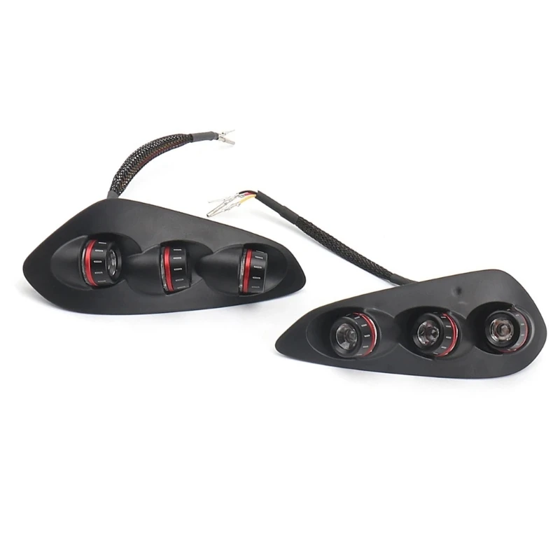 2x Enhanced Safety Motorcycle Turn Signals High Brightness Low Consumption Bright LED Lights for S1000RR Daily Commuters J60F