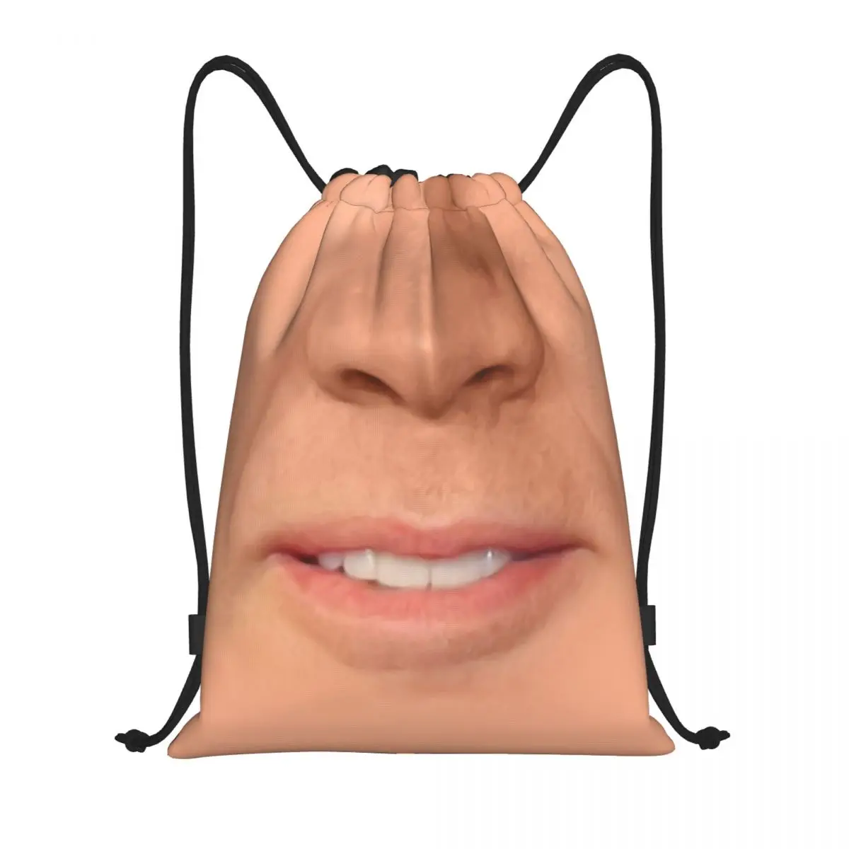 Drawstring Sports Gym Bag, Nicolas Cage, engraçado Meme Shopping mochila, homens e mulheres