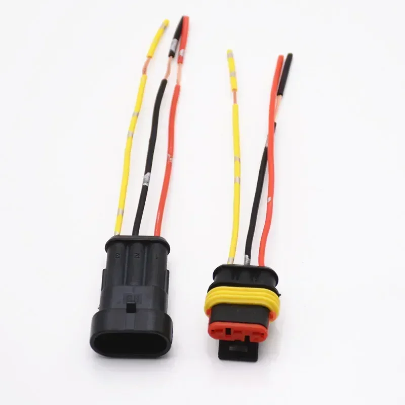 Waterdichte connector voor auto's, 6-draads butt-terminalkabelboom, 1P 2P 3P 4P 5P 6P draadbuttplug