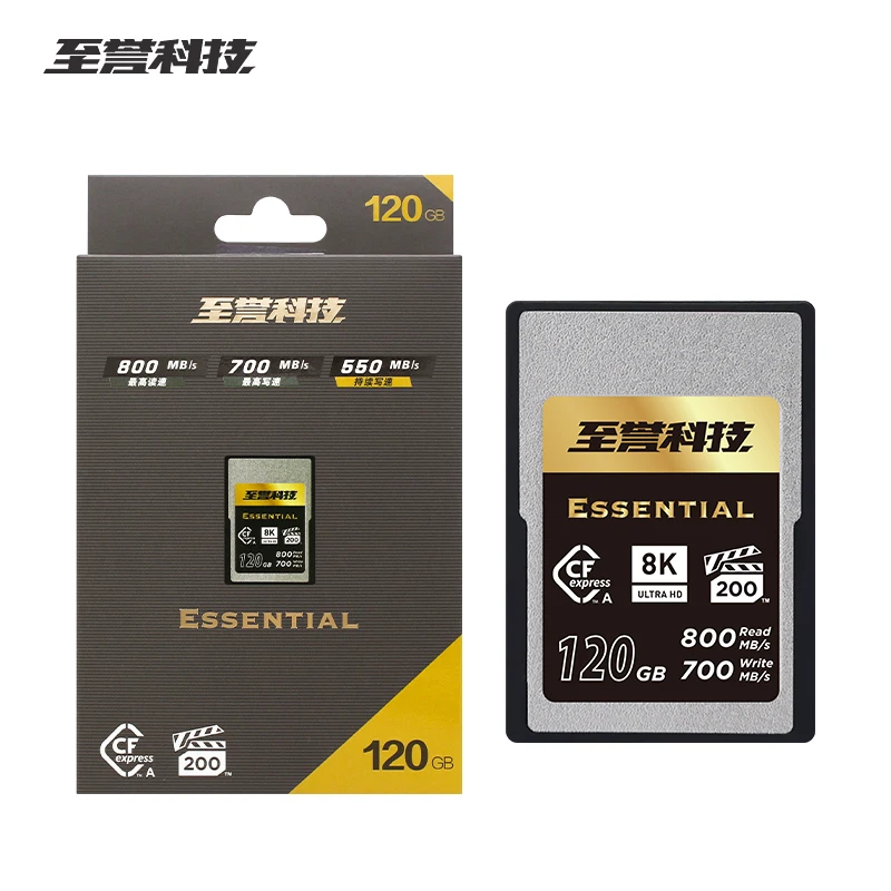 Exascend CF Card 120GB 180GB 240GB 360GB 480GB Essential CFexpress Type A Card Sustained Read 900MB/s CFE Compatible with Sony