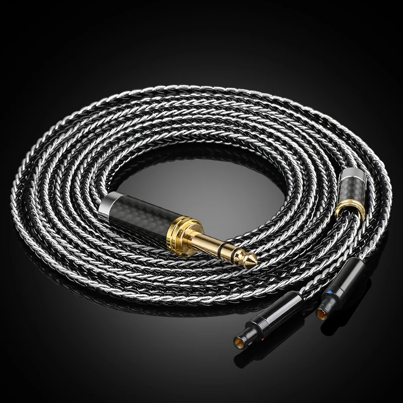 ATAUDIO HIFI 3.5/2.5/4,4mm Ausgewogene OCC Silber Kopfhörer Upgrade Kabel Kabel Für HD800 HD800S HD820 Headset kabel 4