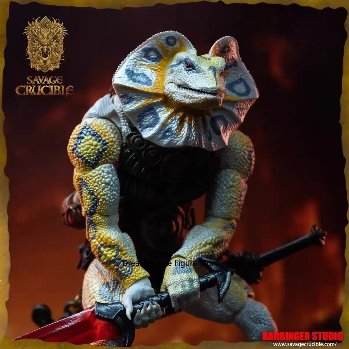 

В наличии: Коллекционная фигурка Savage Furnace Lizard 1/12 Limited Deluxe, 3-головая, Конан, Албино Лизард, подвижная, подарок