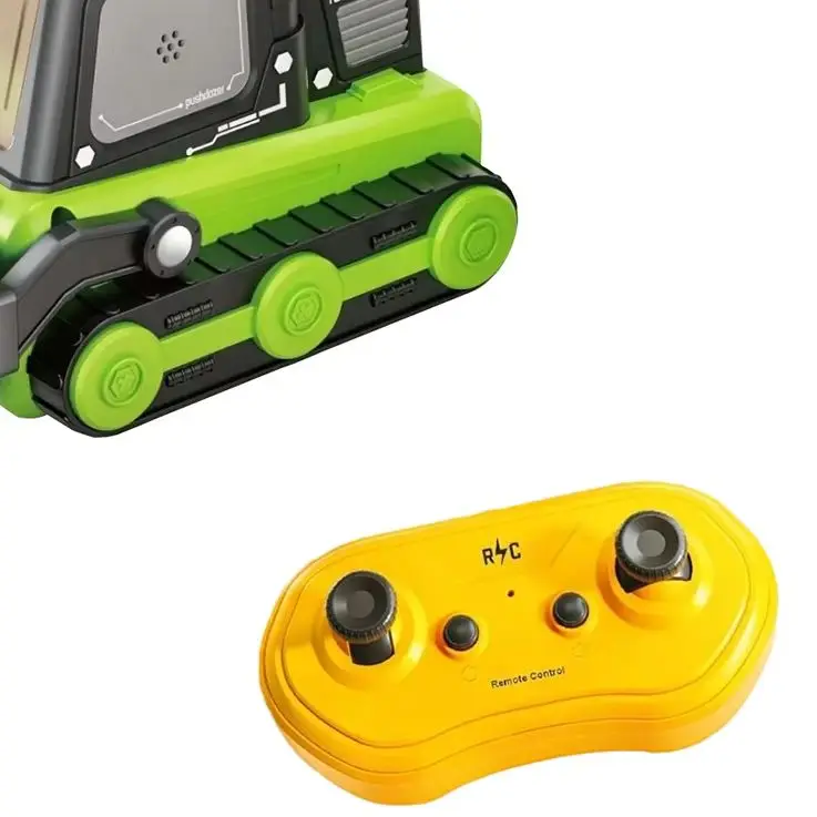 RC Magnetic Engineering Truck Suction Swallowing Vehicle Remote Control 2 Player Interactive Education Battle Car Kids Toy Gifts