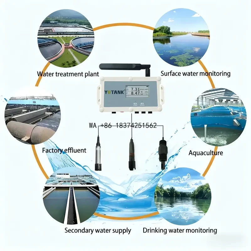 Wmwmnu for Intelligent Water Quality Analyzer 4.5KG Aquaculture Equipment Fish Farm Water Quality Parameters Testing