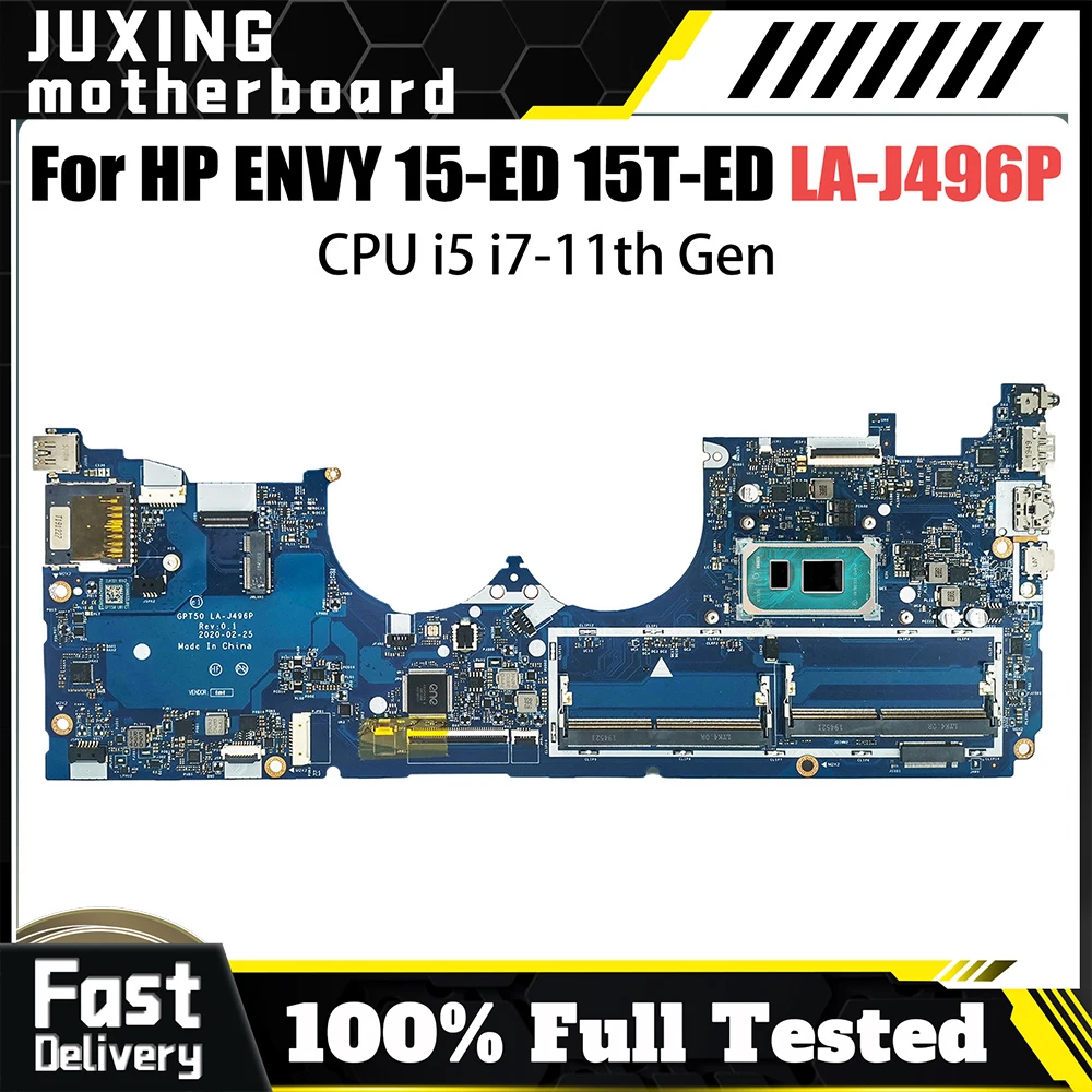 

LA-J496P для HP X360 15-ED 15T-ED LA-J496P, материнская плата i3 i5 i7, процессор, 100% протестированная материнская плата для ноутбука