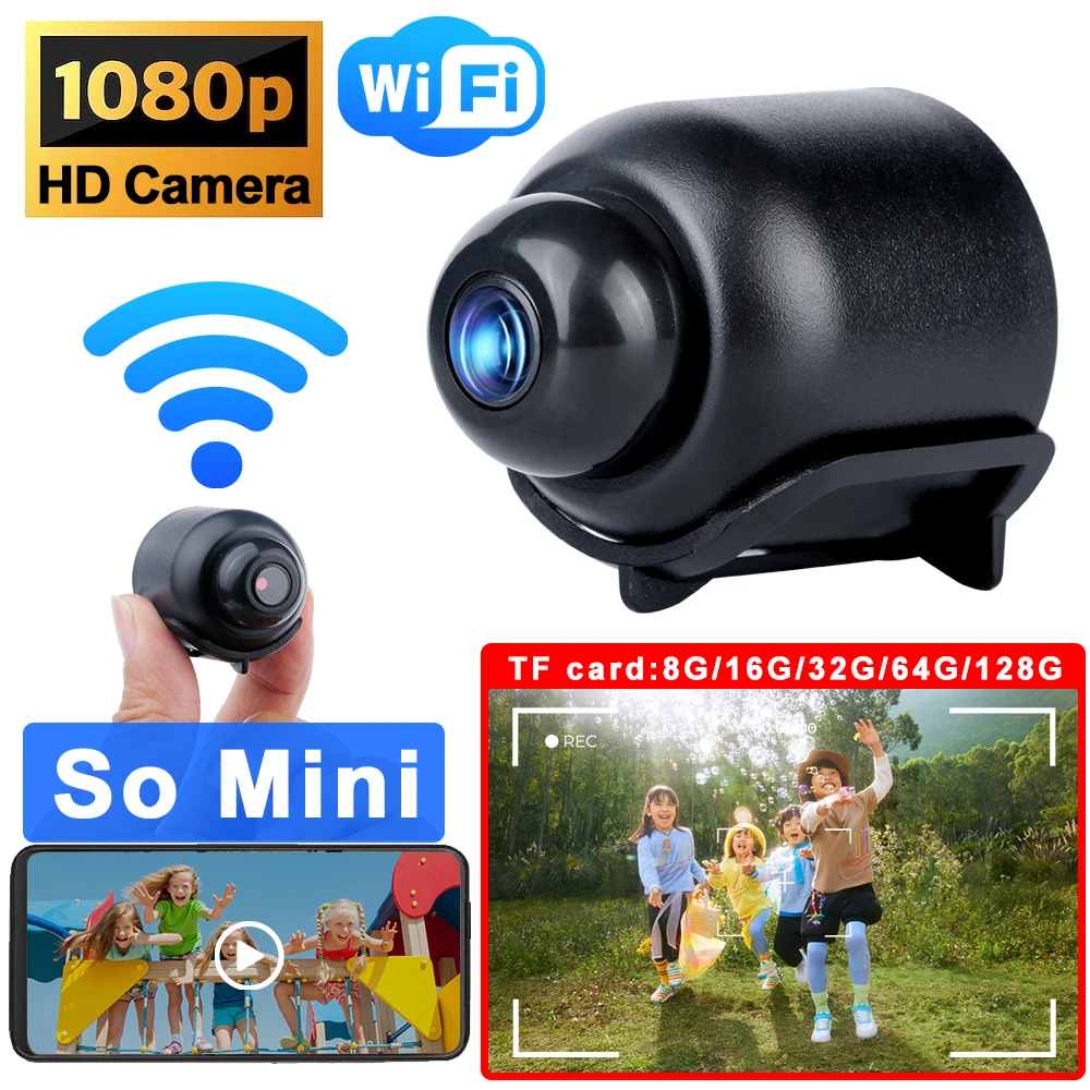 

1080P Hd Mini Wifi Camera Binnenshuis Veiligheid Bewaking Babyfoon Nachtzicht Camcorder Ip Cam Audio Video Recorder