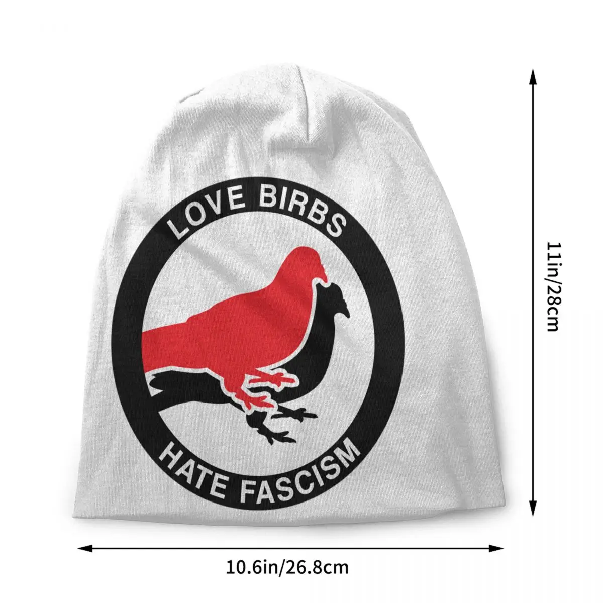 Funny Antifa Bird Lover Bonnet Hats Hip Hop Knitting Hat For Men Women Warm Winter Skullies Beanies Caps