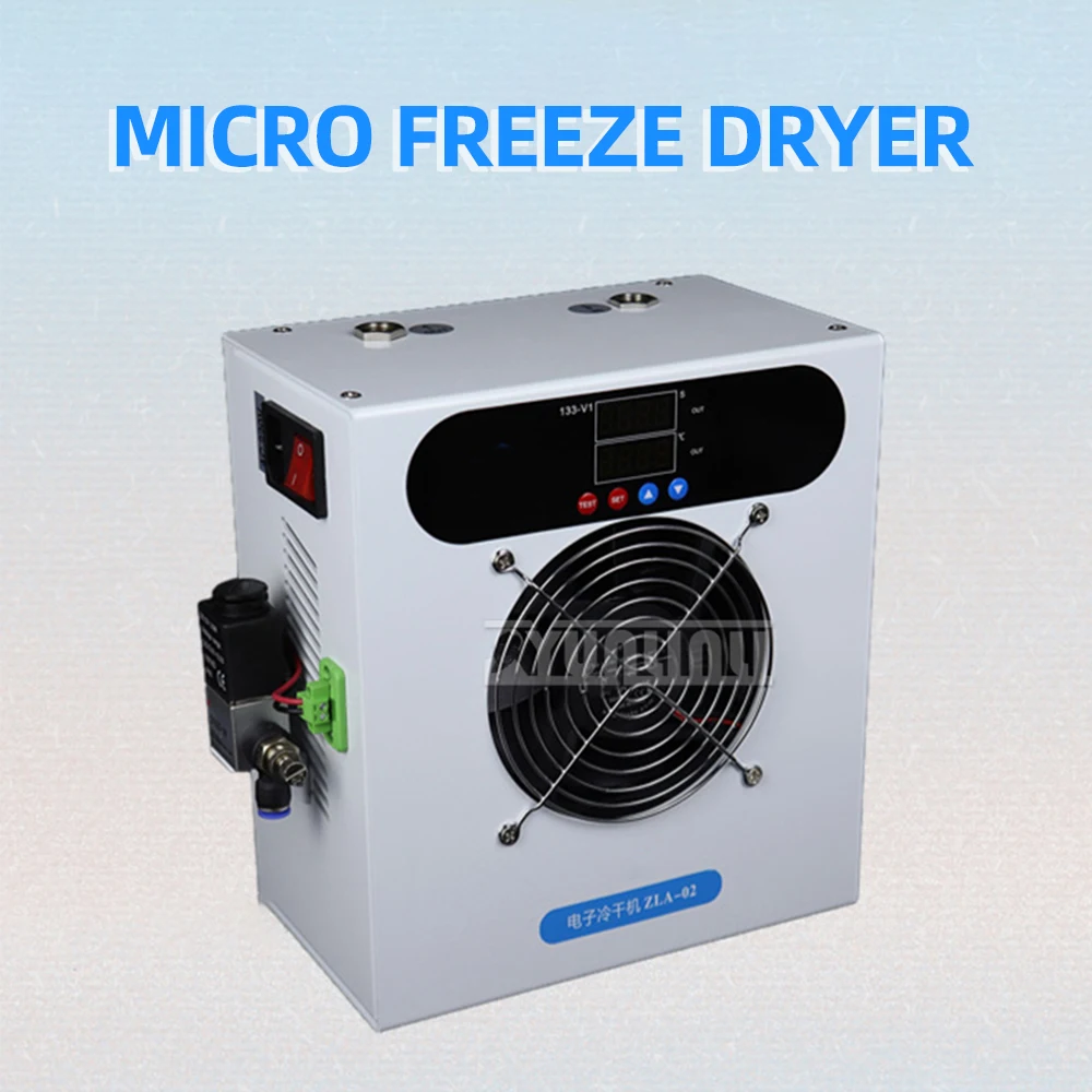 120L/min Air Compressor Cold Dryer Freeze Dryer Dehydration Filter, Oxygen Chamber Cooling Compressed Air Dryer ZLA-02