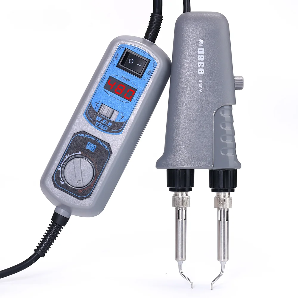 For WEP-938D portable tweezers for repairing mobile phone and other tools soldering iron station image 2