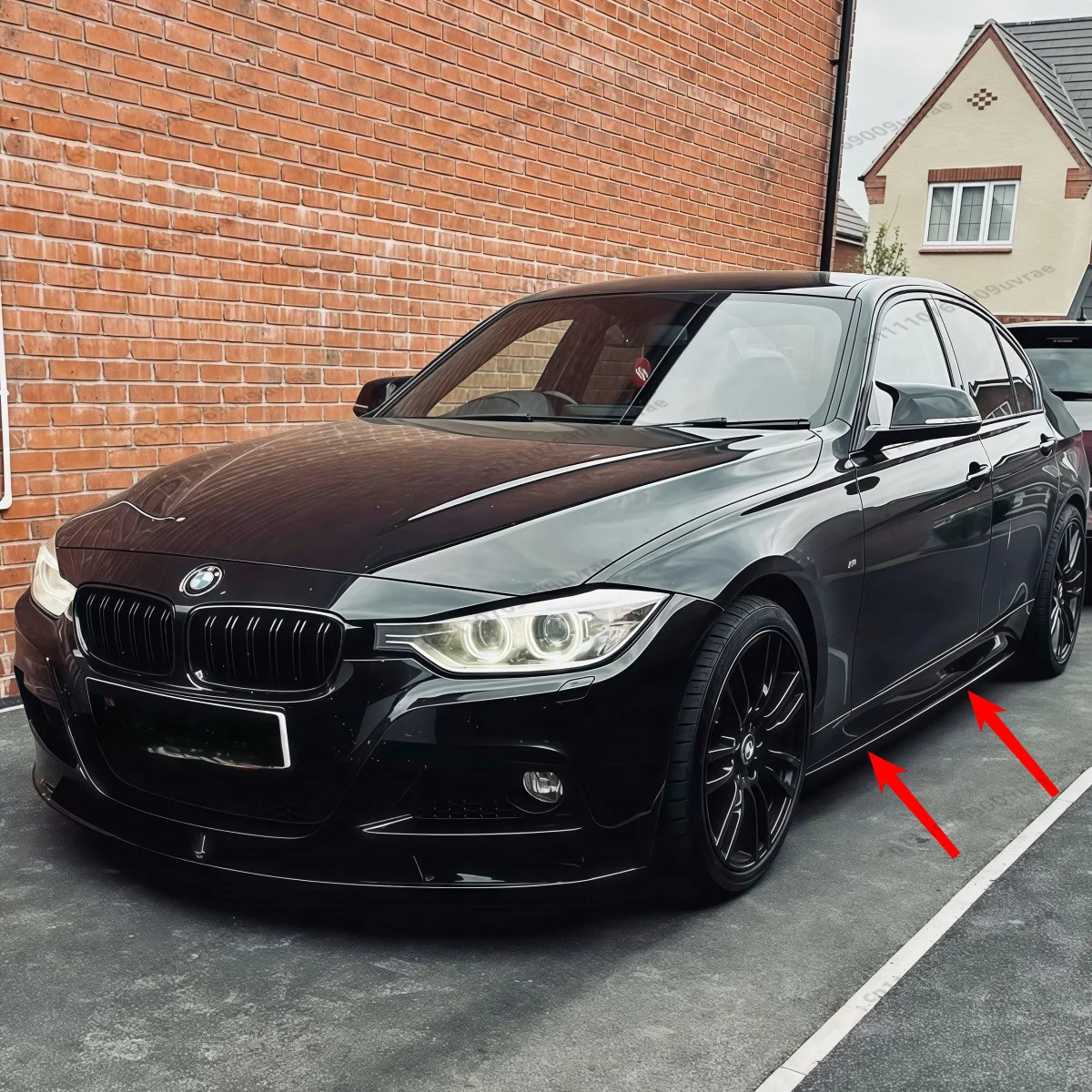 

Gloss Black Side Skirt For BMW 3 Series F30 F31 320i 320d 330i 2012-2018 Side Bumper Splitter Aero Spoiler Extension Body Kits