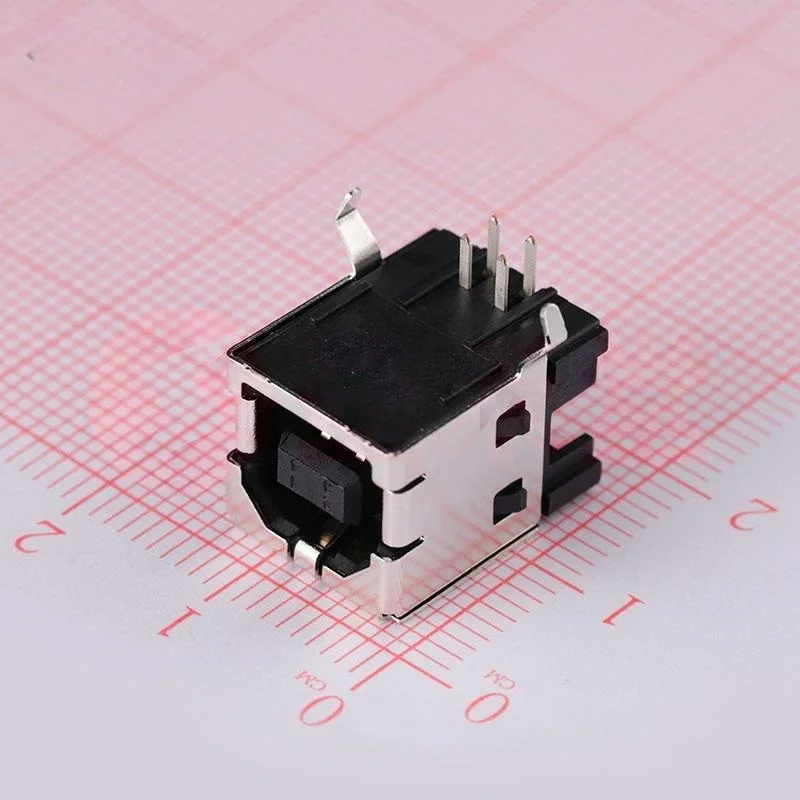 5Pcs/Lot Te Original Genuine Type-B Angled Usb2.0 Connector Female Socket 292304-1