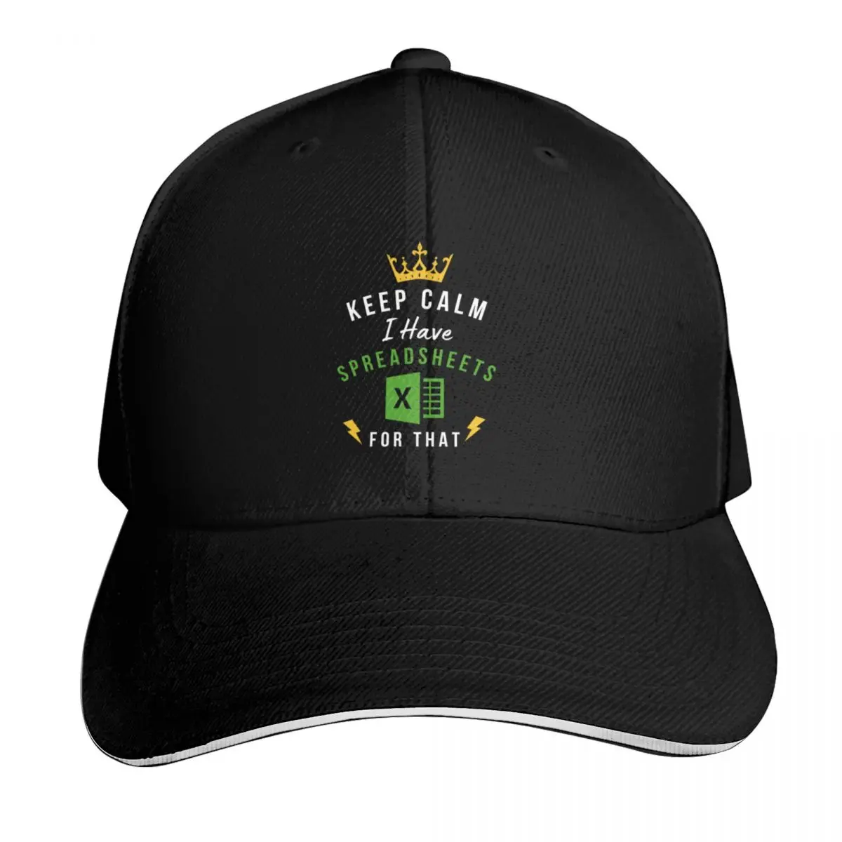 Keep Calm I Have A Spreadsheet For That - Funny Accounting Baseball Cap Men Women Casual Summer Sport Sun Cap