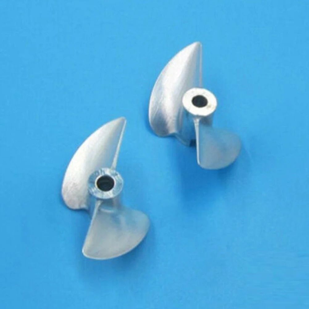 Rc Boat 2 Blades Propeller Propeller Alloy Screw 30mm 32mm 34mm 35mm For Rc Boat Shaft RC Racing Boat Prop