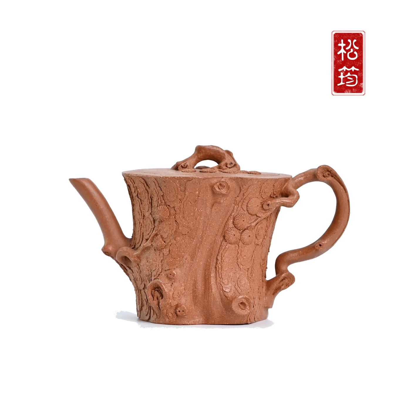Pure Raw Clay Handcrafted With Loose Soil Texture Thin-Walled For Personal Use Biomimetic Design Yixing Zisha Kung Fu Tea