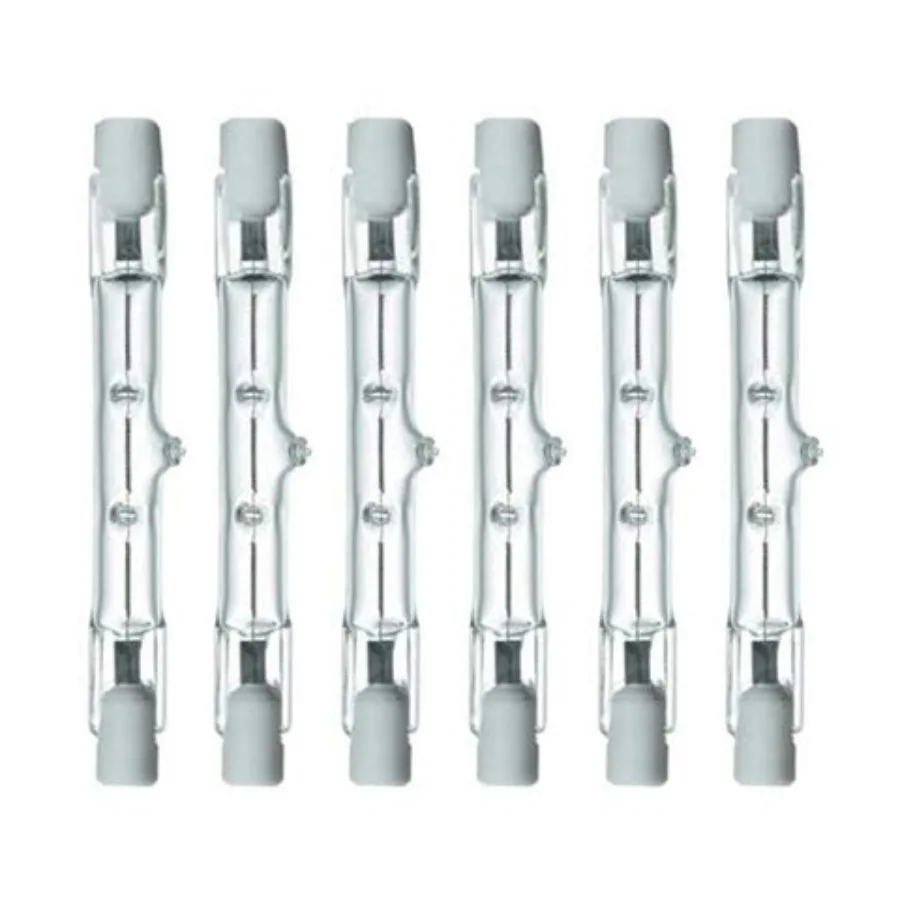 T3 J Base Bulb Double Ended RSC Base Halogen Light Bulbs 75 watt, 500Lumens, 130V, 2700K Soft White, Dimmable, 78 MM