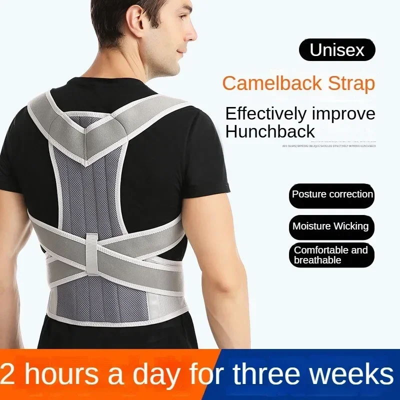 

Scoliosis Correction & Back Pain Relief, Adjustable Posture Corrector Brace with Lumbar Support - Corrector de Postura Espalda