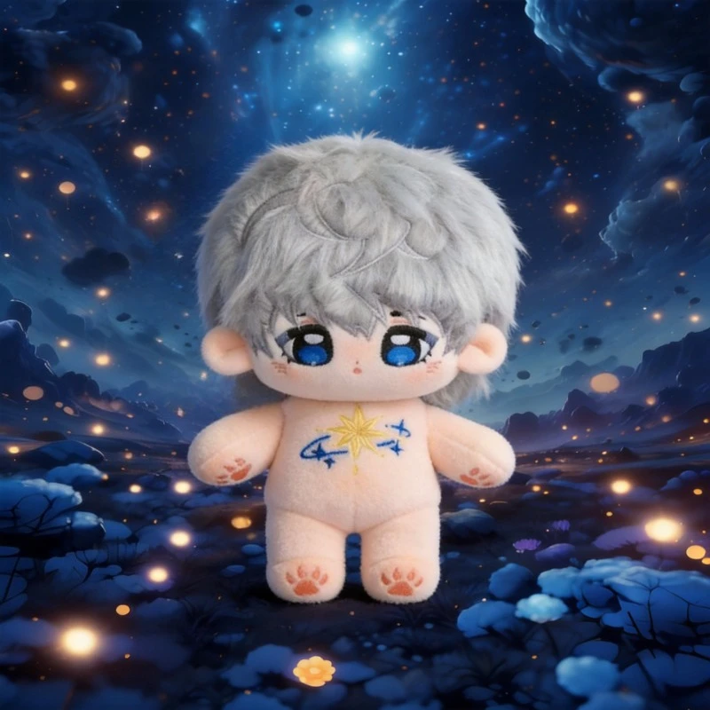

20cm Anime Game Love and Deepspace Xavier Star Series Cosplay Soft Cotton Doll Body With Skeleton Cartoon DIY Toy Figures Gifts